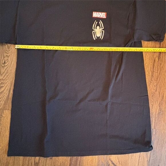 Marvel Spider-Man Men's T-Shirt Black Graphic Print Short Sleeve L - Picture 5 of 7